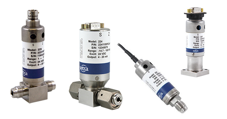 Setra pressure transmitters