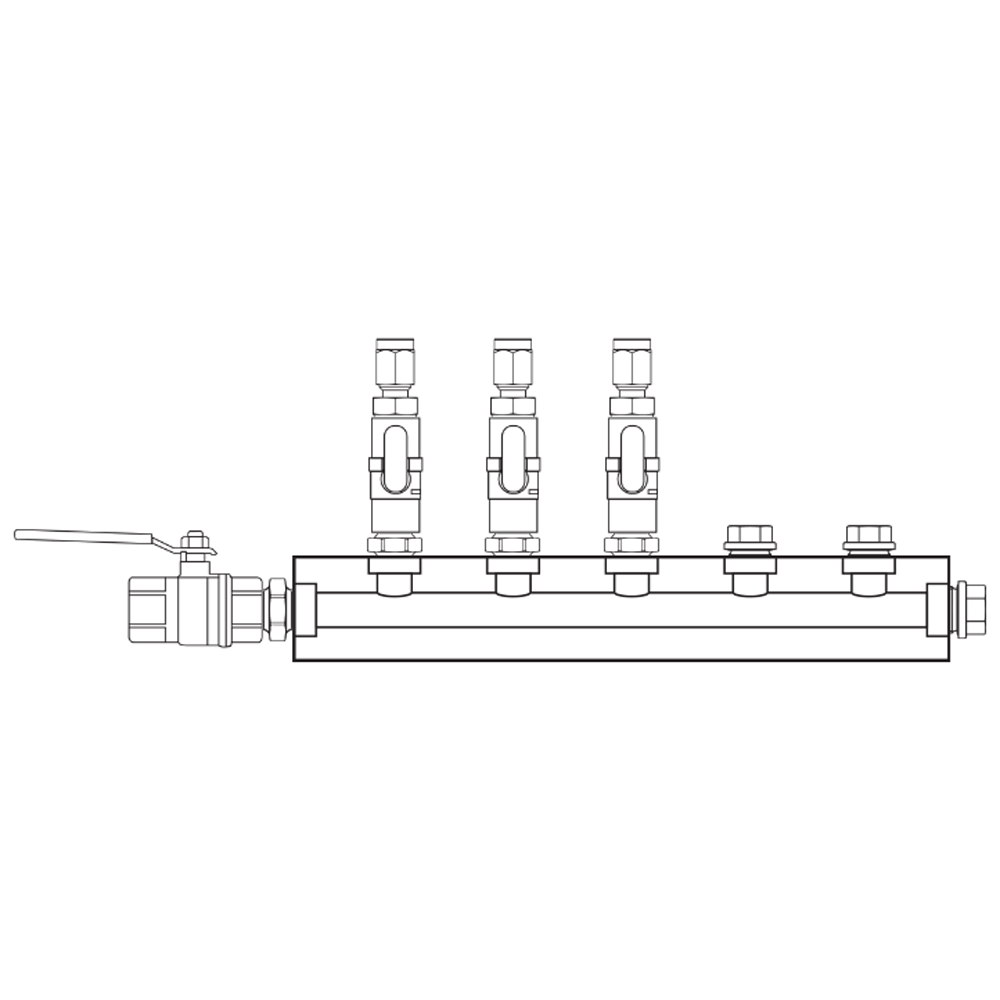 M1031111 Manifolds Brass