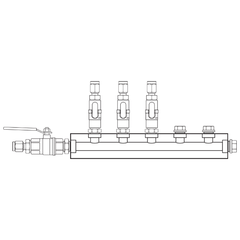 M1031131 Manifolds Brass