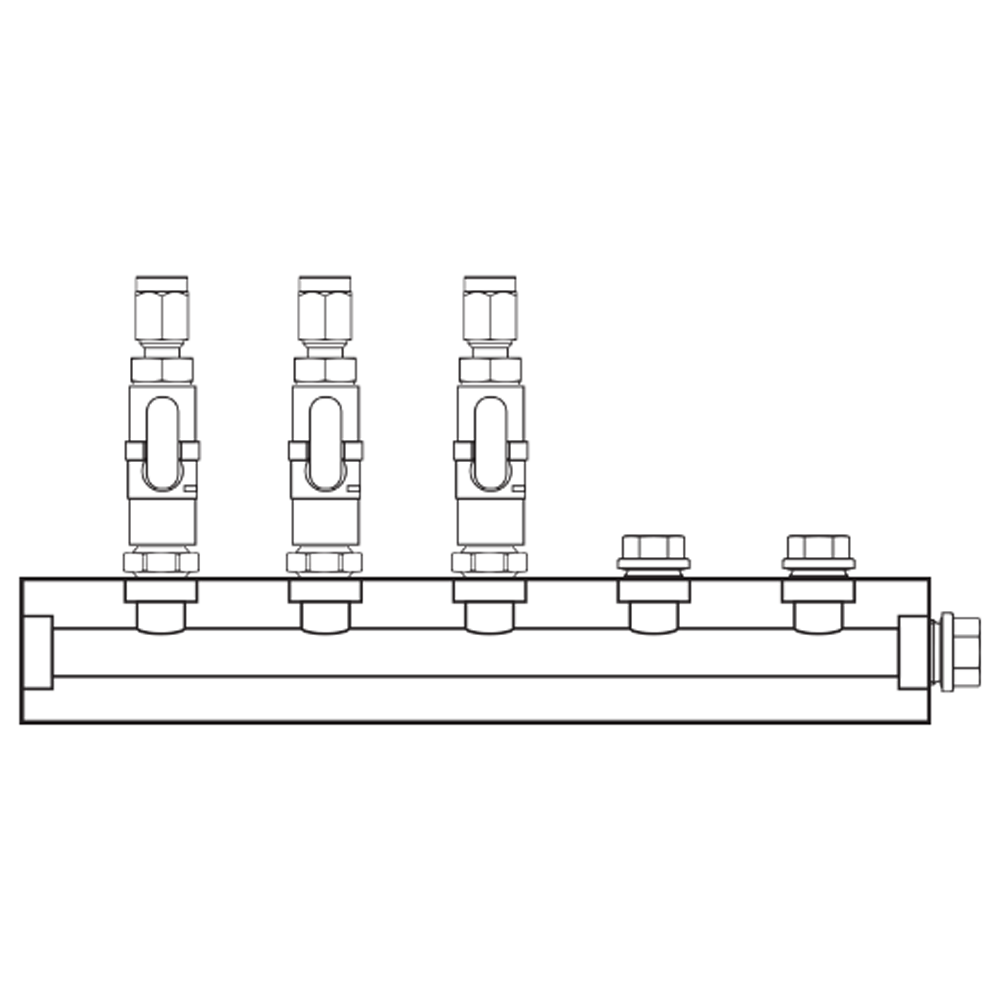 M1031201 Manifolds Brass