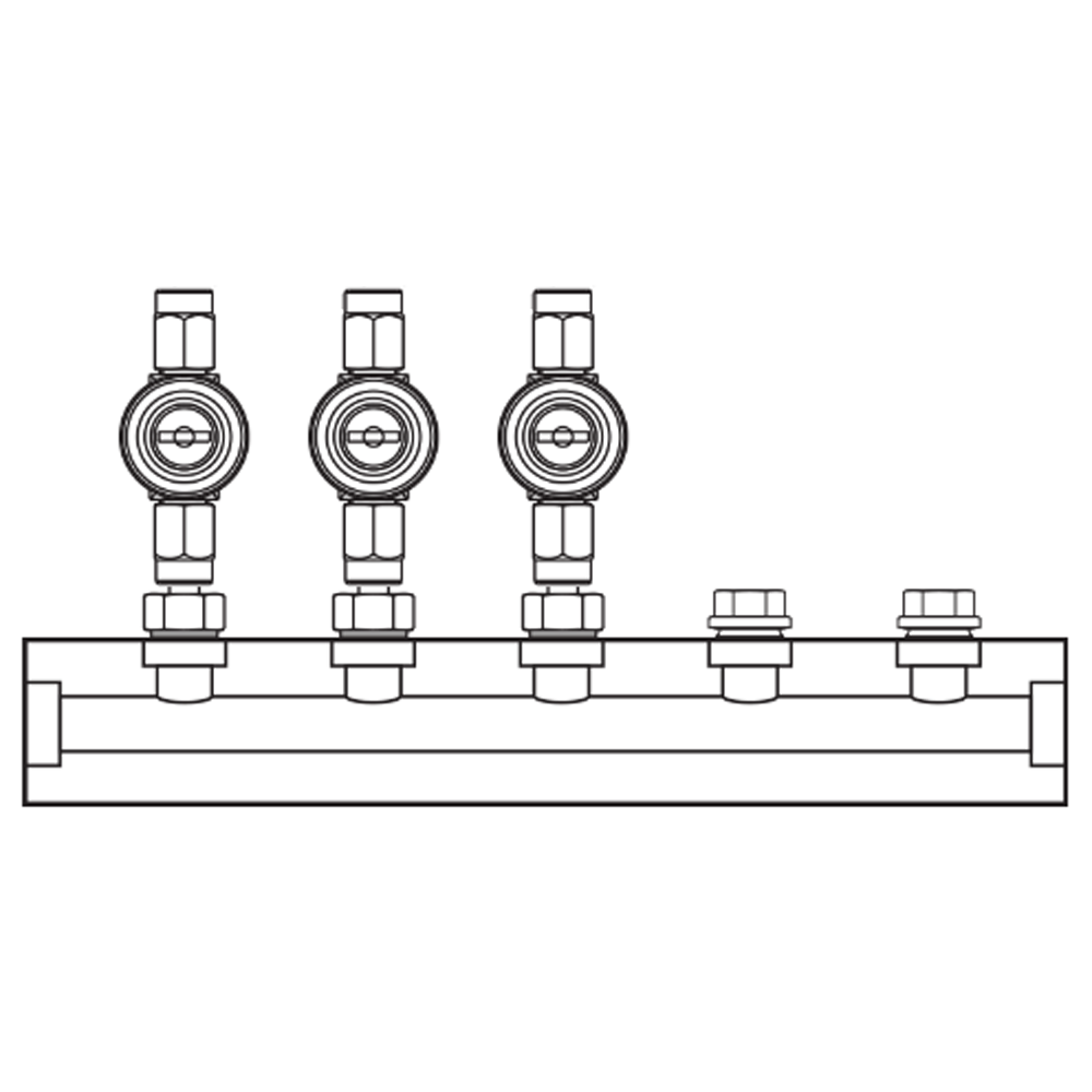 M1033000 Manifolds Brass