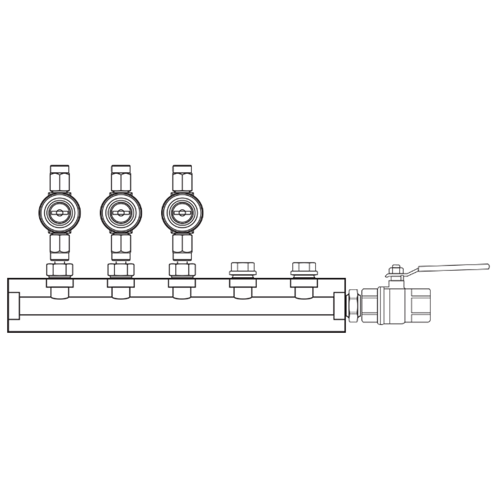 M1033002 Manifolds Brass