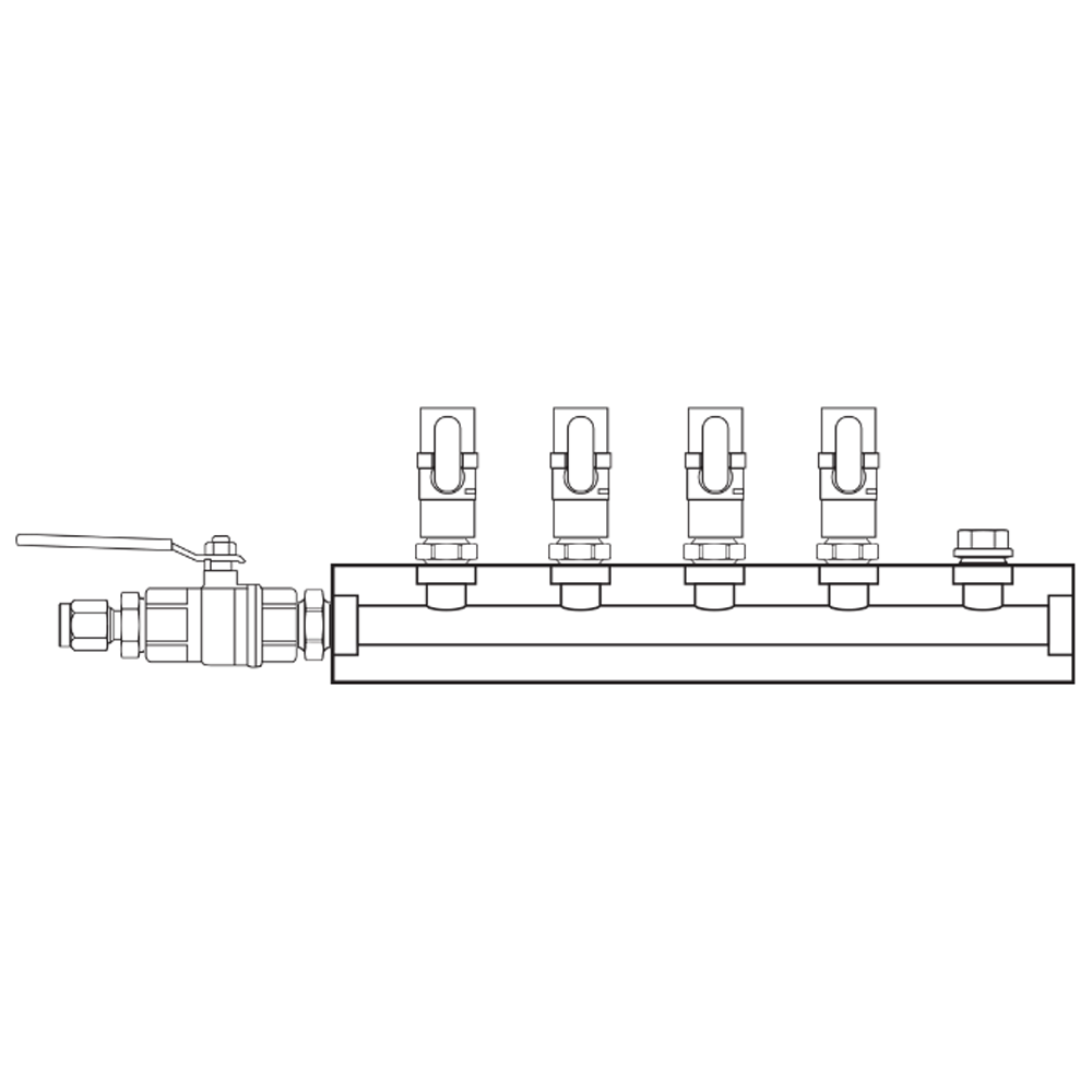 M1041050 Manifolds Brass