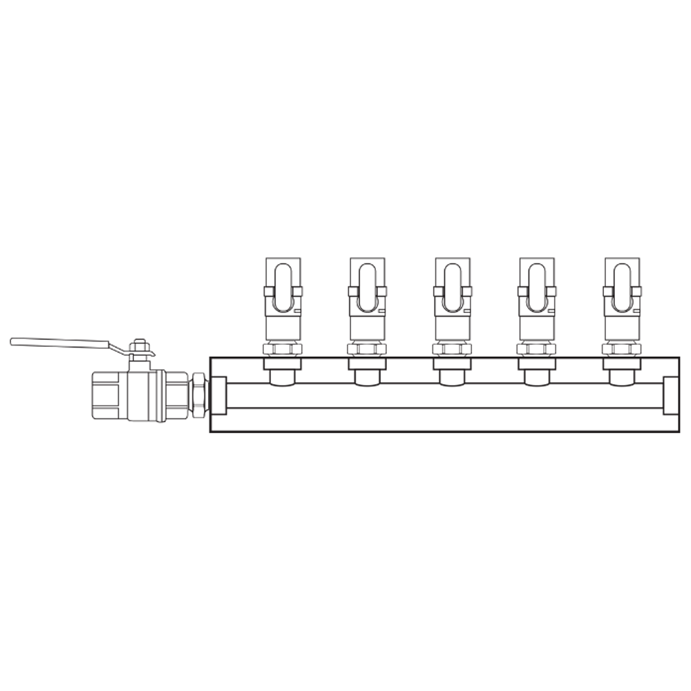 M1051010 Manifolds Brass