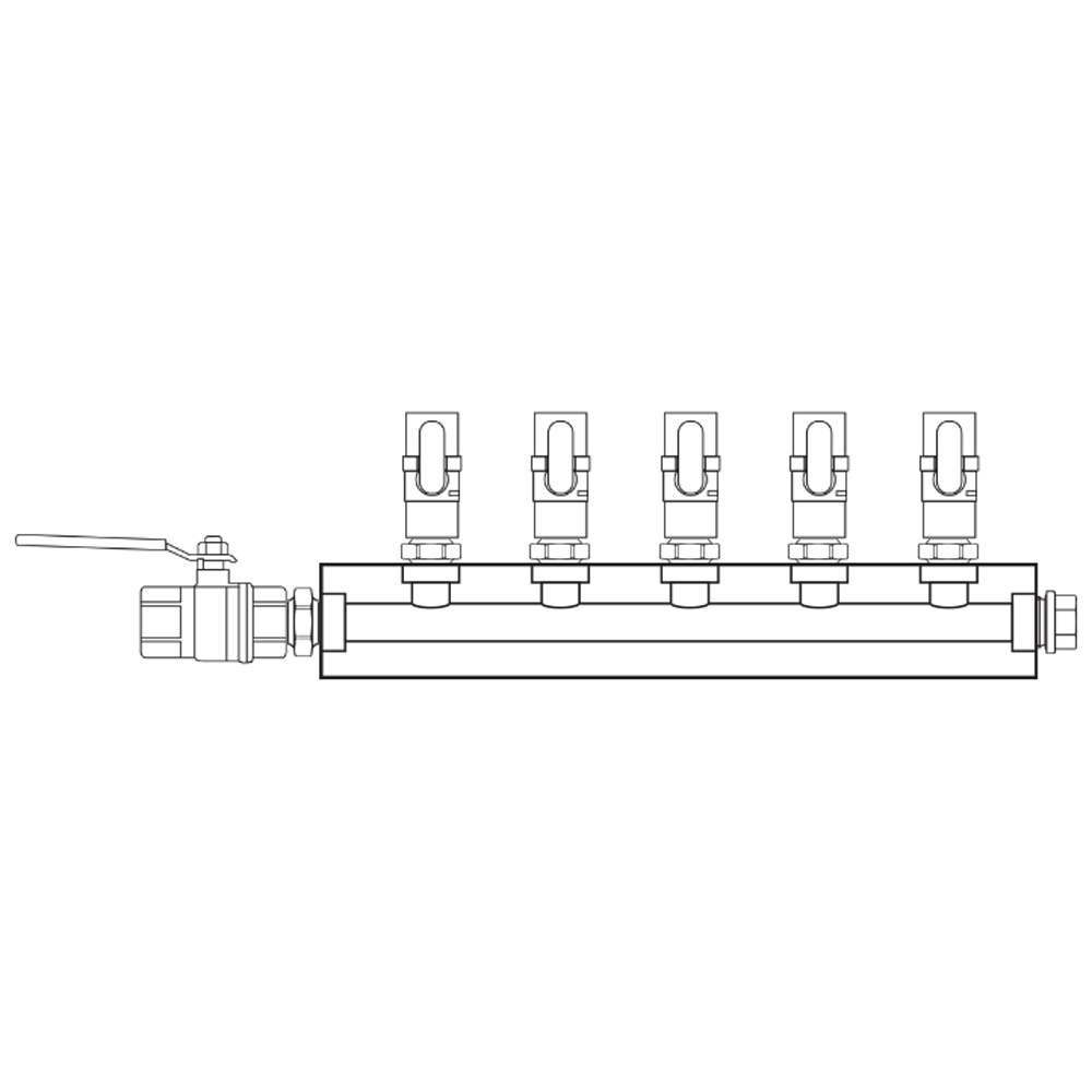 M1051011 Manifolds Brass