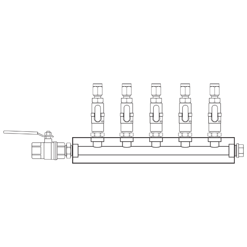 M1051111 Manifolds Brass