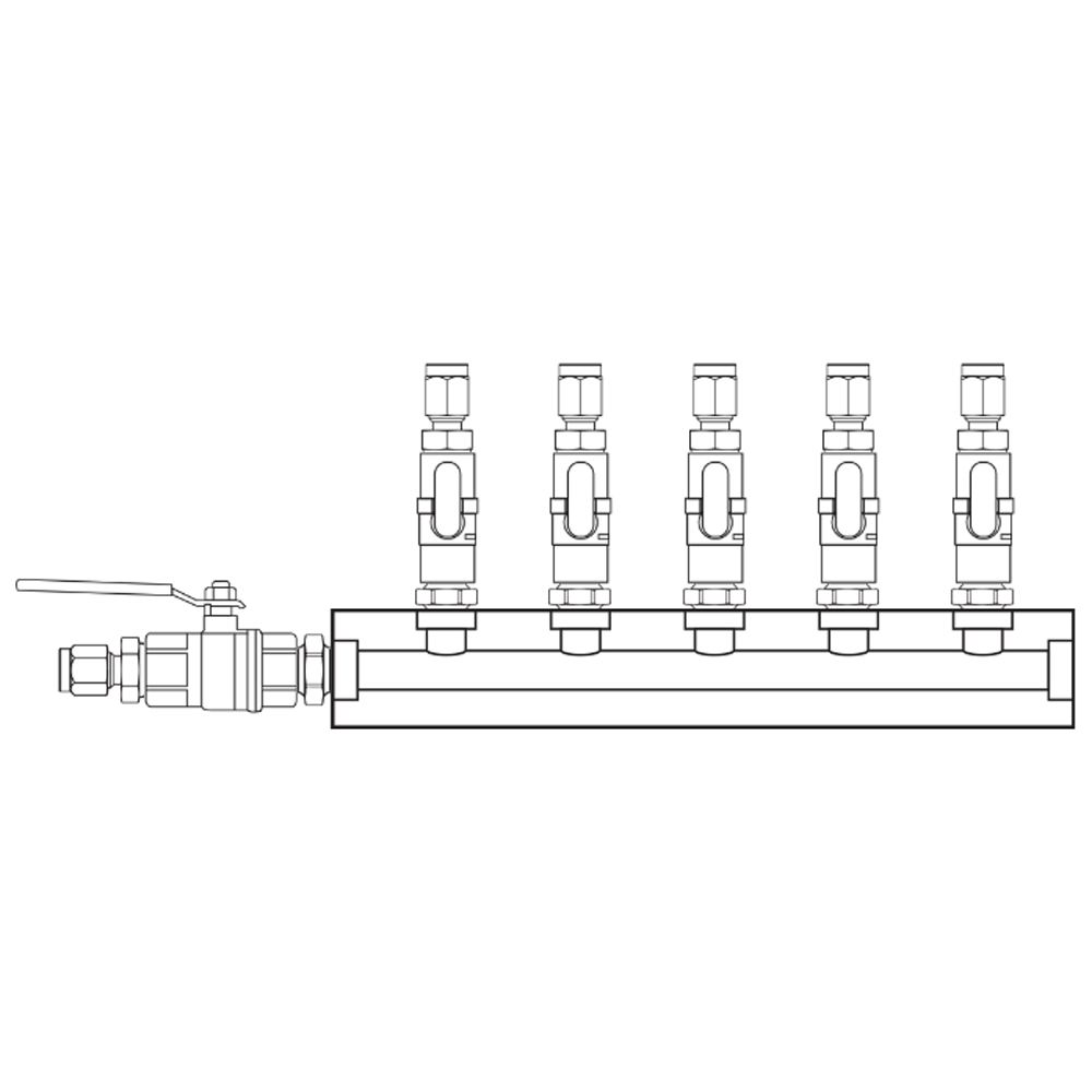 M1051130 Manifolds Brass