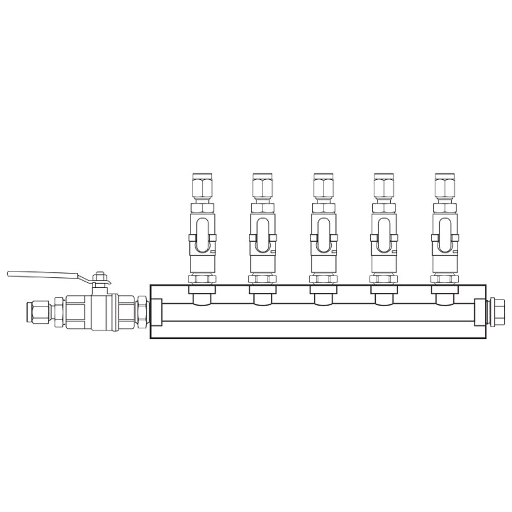 M1051321 Manifolds Brass