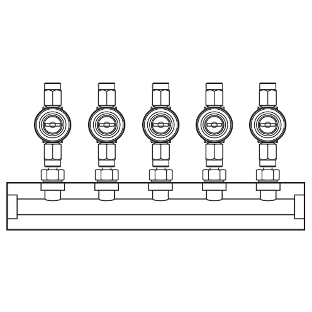 M1052000 Manifolds Brass