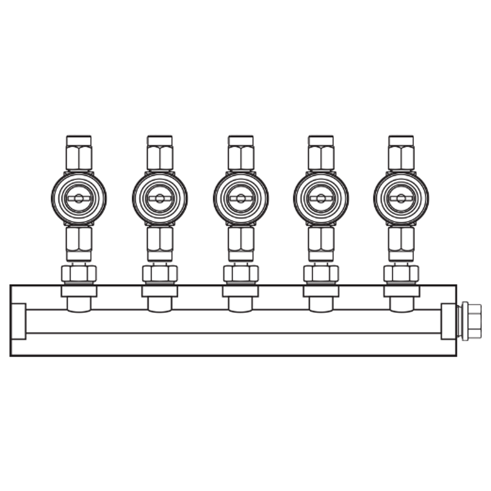 M1052001 Manifolds Brass