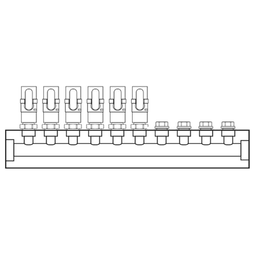 M1061000 Manifolds Brass