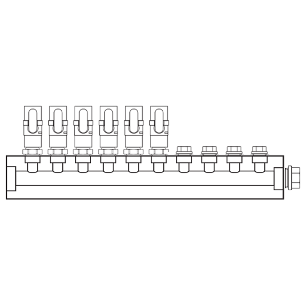 M1061001 Manifolds Brass