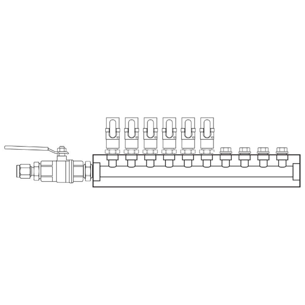 M1061020 Manifolds Brass