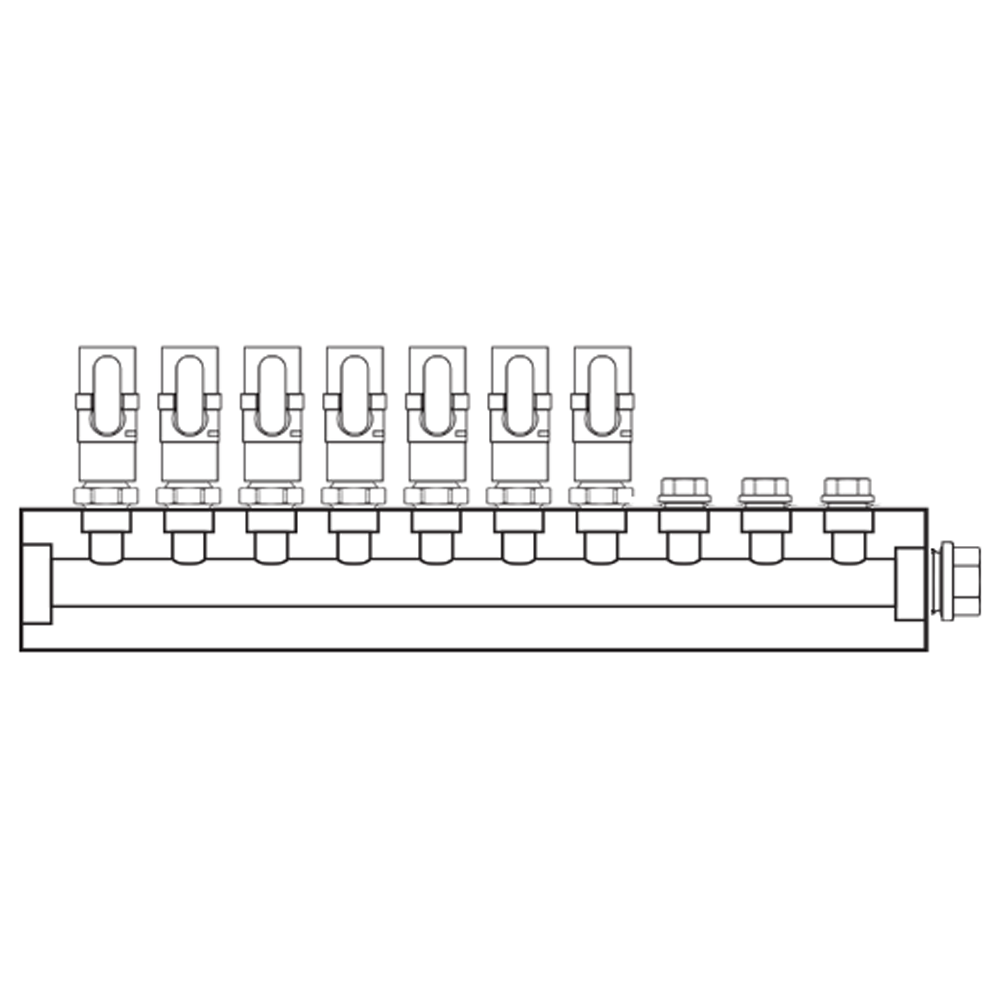 M1071001 Manifolds Brass