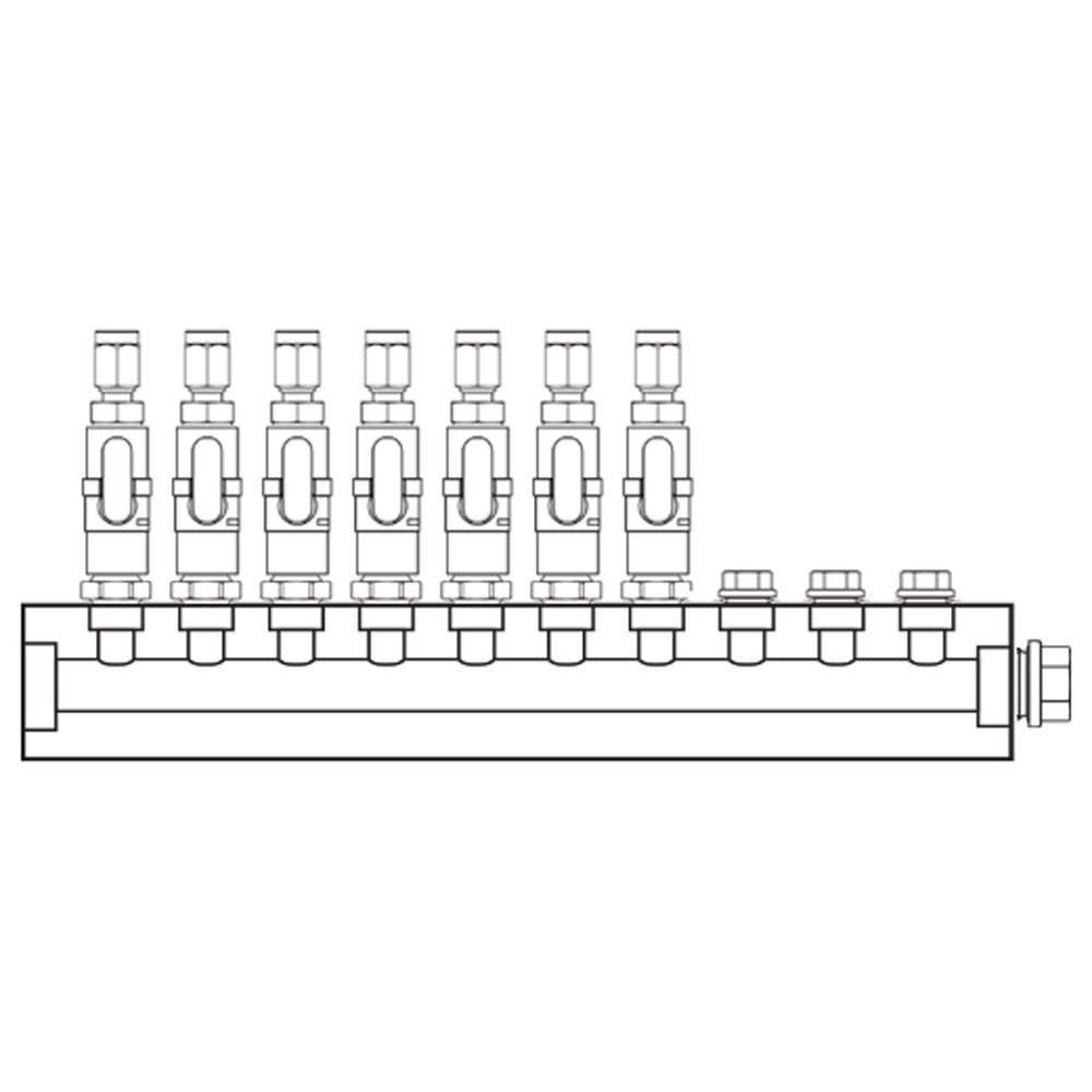 M1071101 Manifolds Brass