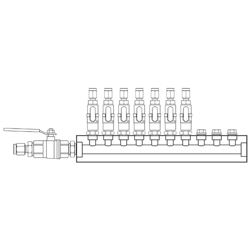 M1071150 Manifolds Brass