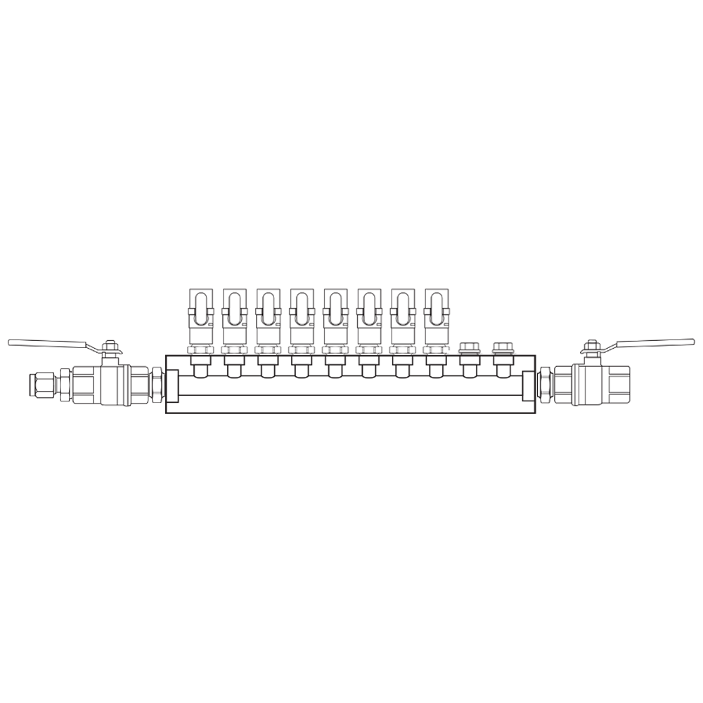 M1081052 Manifolds Brass