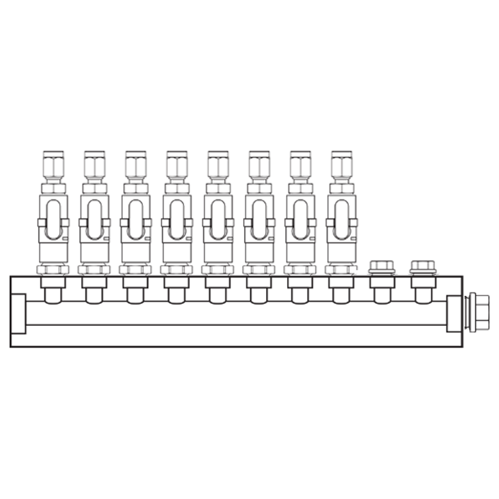 M1081101 Manifolds Brass