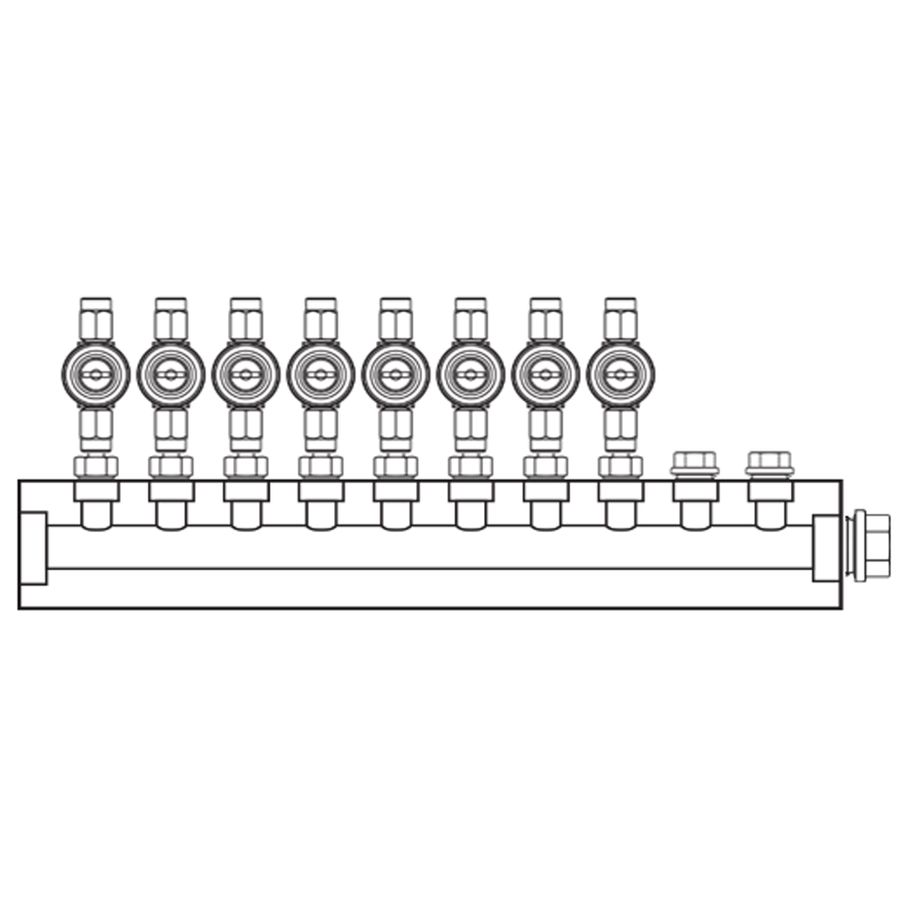 M1082001 Manifolds Brass