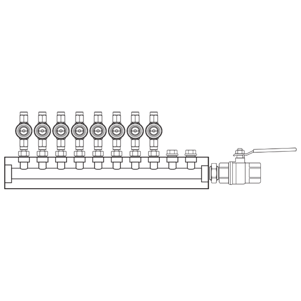 M1083002 Manifolds Brass