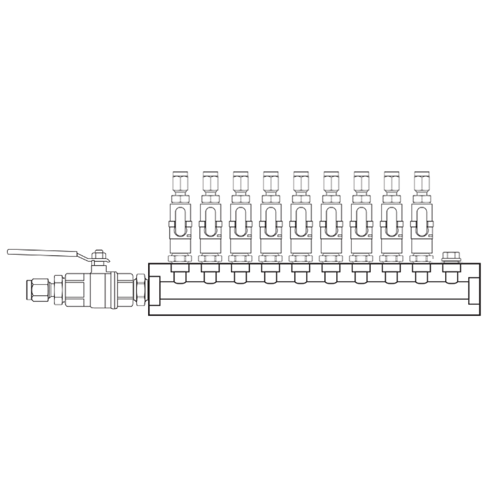 M1091140 Manifolds Brass