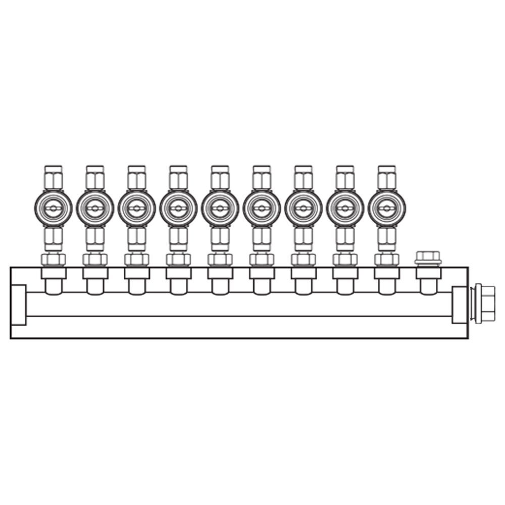 M1092001 Manifolds Brass