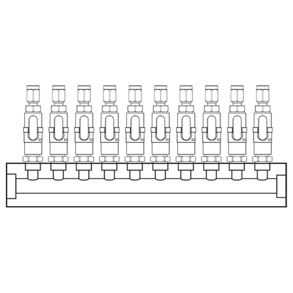 M1101200 Manifolds Brass