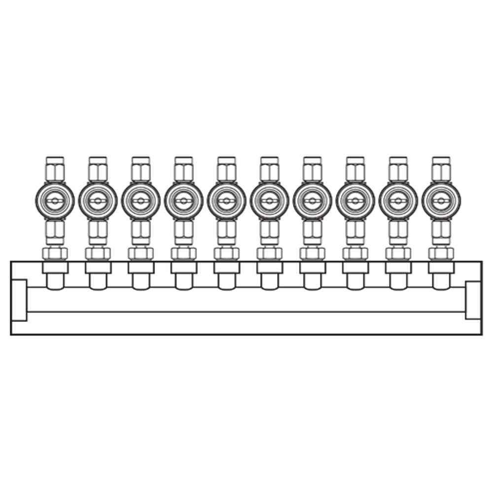 M1102000 Manifolds Brass