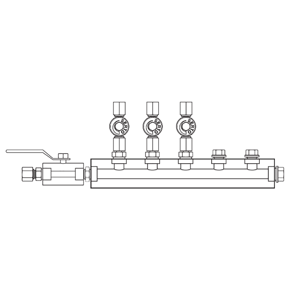 M2036051 Manifolds Stainless Steel Single Sided