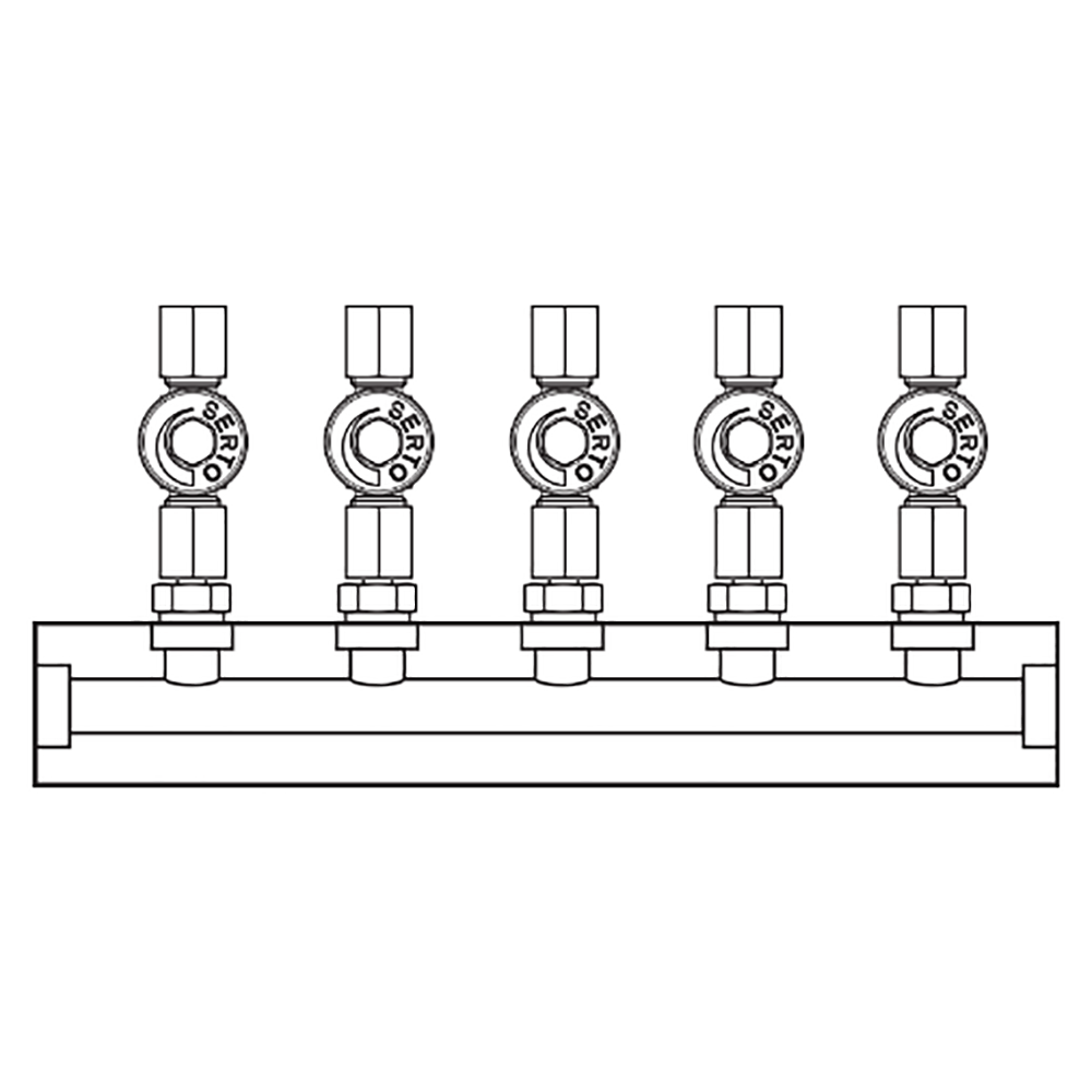 M2056000 Manifolds Stainless Steel Single Sided