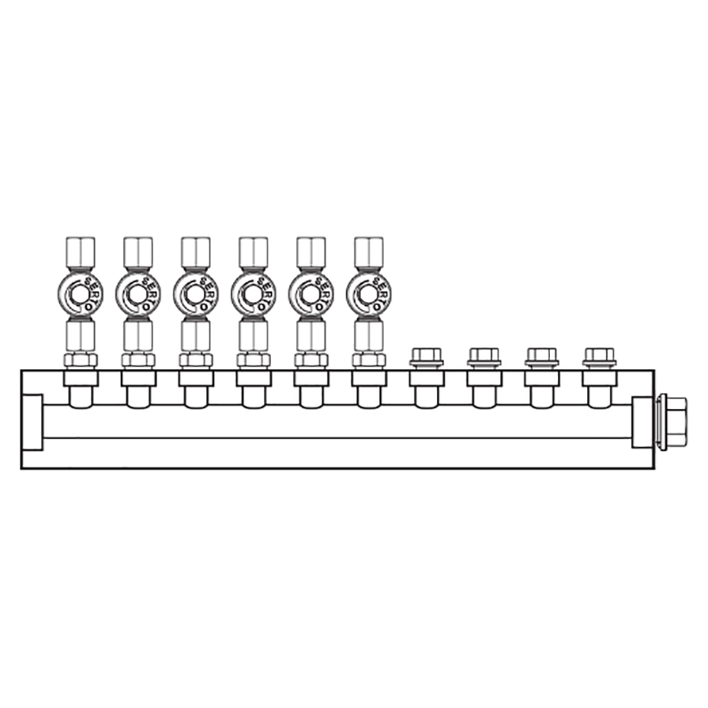 M2066001 Manifolds Stainless Steel Single Sided