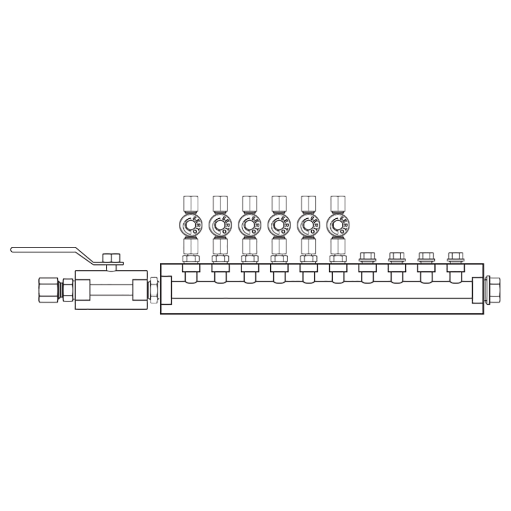 M2066021 Manifolds Stainless Steel Single Sided