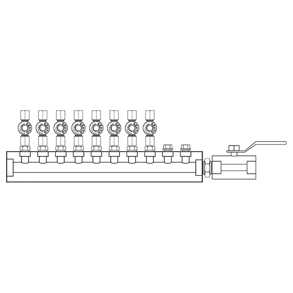 M2086002 Manifolds Stainless Steel Single Sided