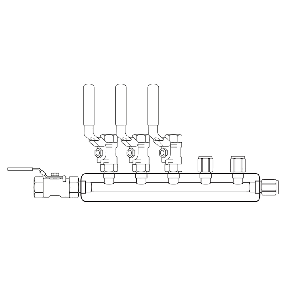 M3034011 Manifolds Stainless Steel Single Sided