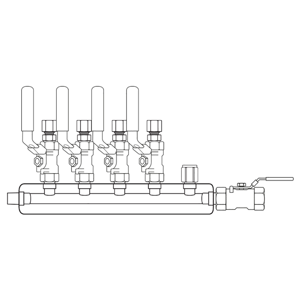 M3044202 Manifolds Stainless Steel Single Sided