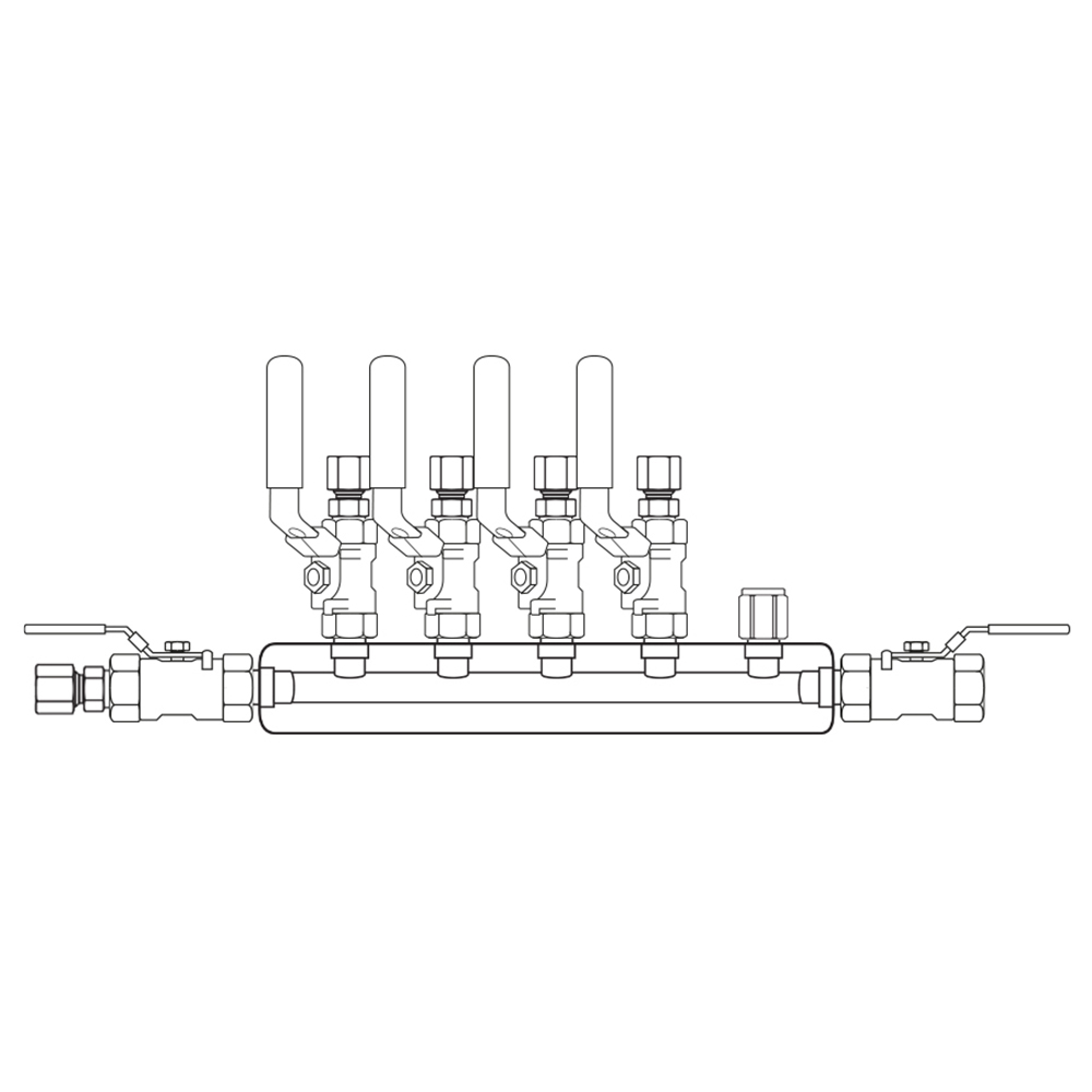 M3044222 Manifolds Stainless Steel Single Sided