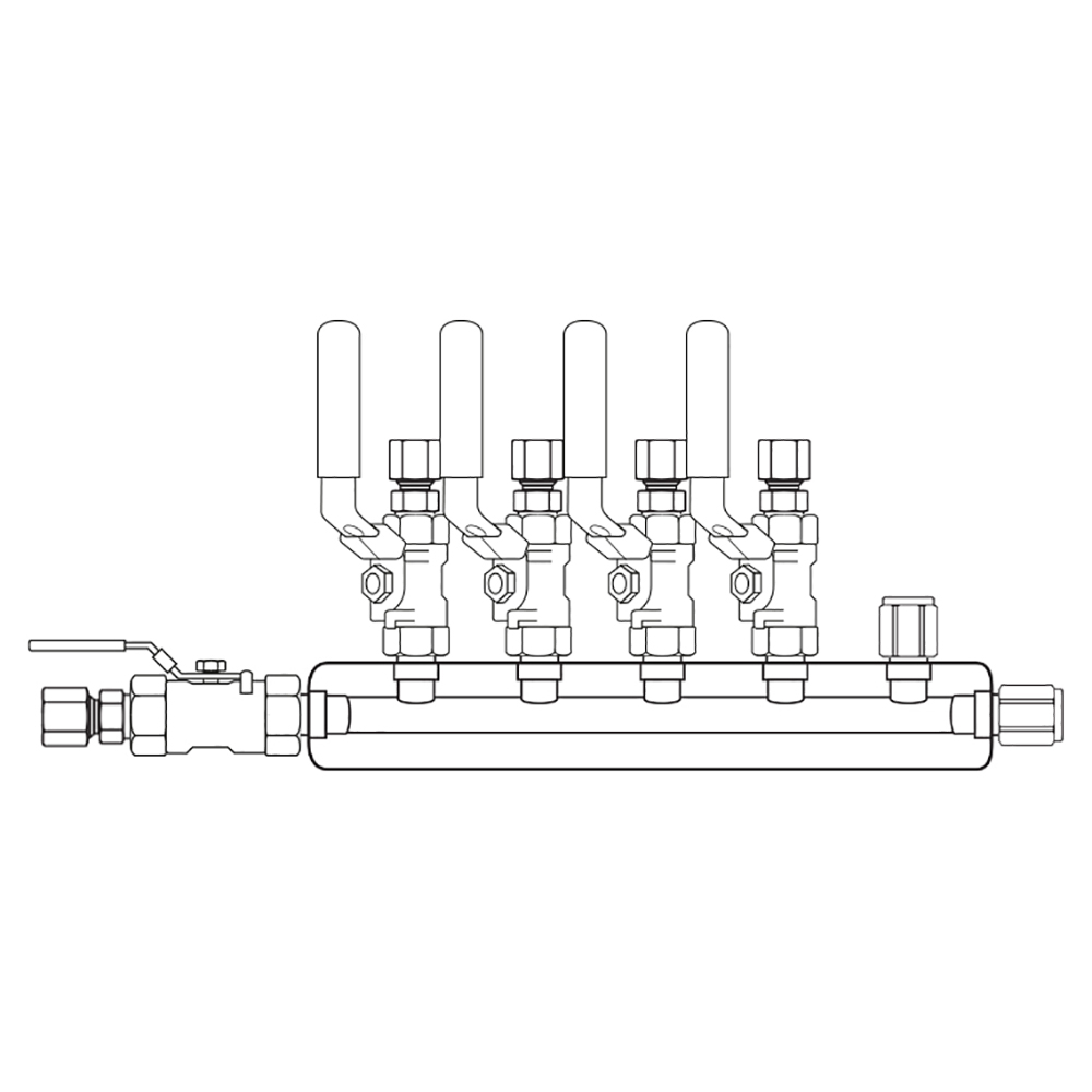 M3044241 Manifolds Stainless Steel Single Sided