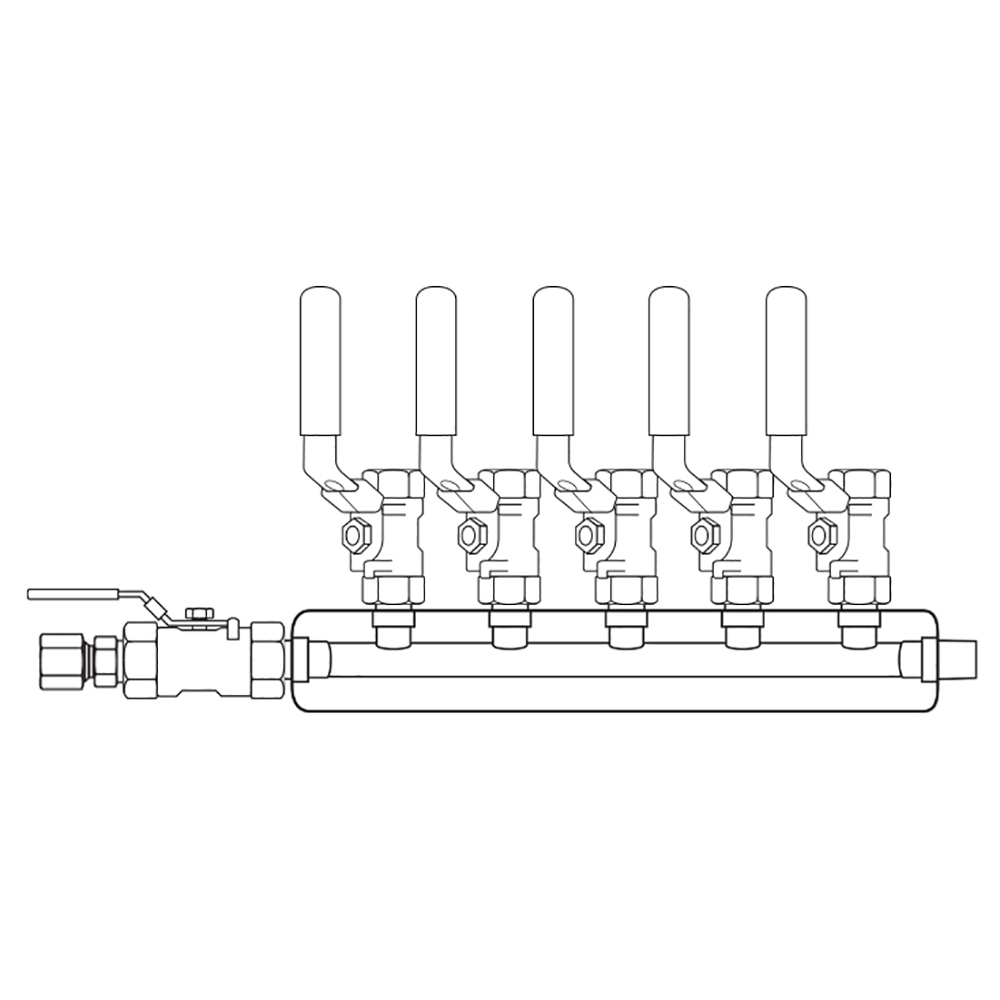 M3054030 Manifolds Stainless Steel Single Sided