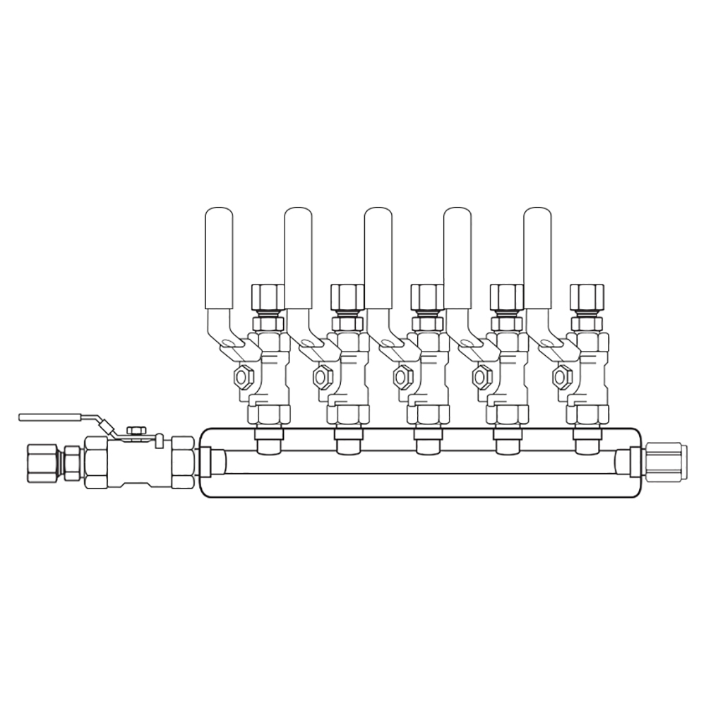 M3054121 Manifolds Stainless Steel Single Sided