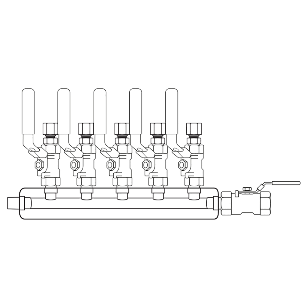 M3054202 Manifolds Stainless Steel Single Sided