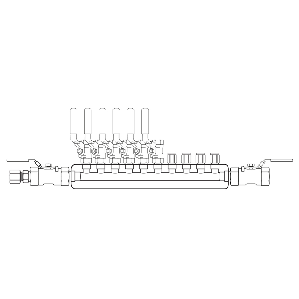 M3064022 Manifolds Stainless Steel Single Sided