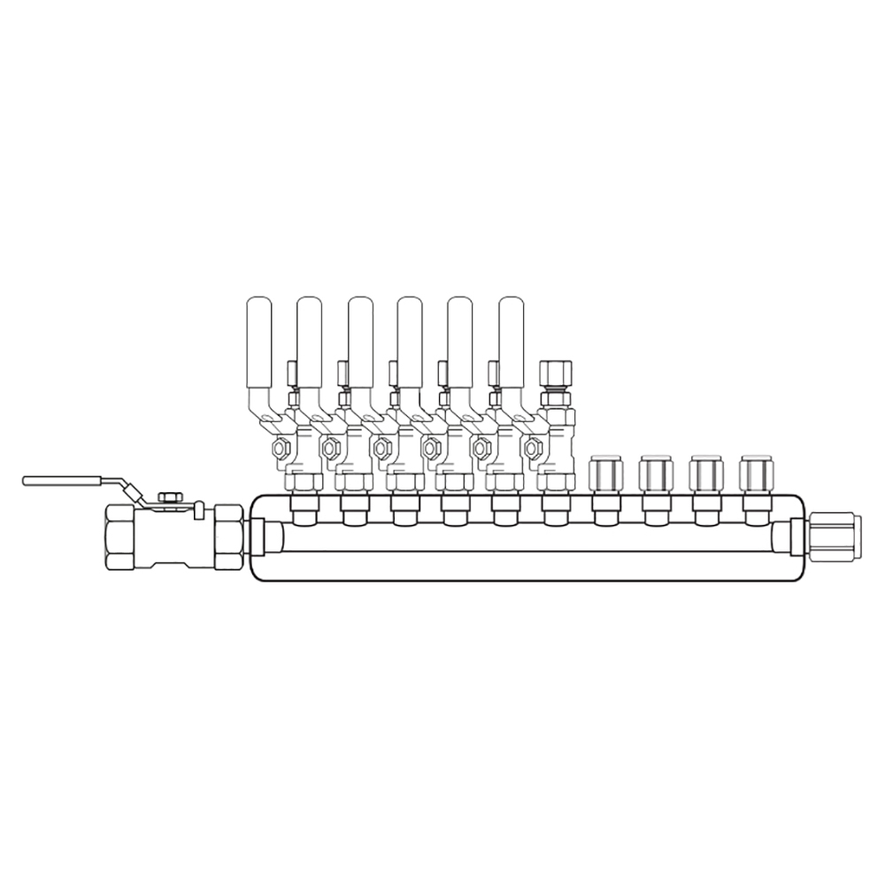 M3064111 Manifolds Stainless Steel Single Sided