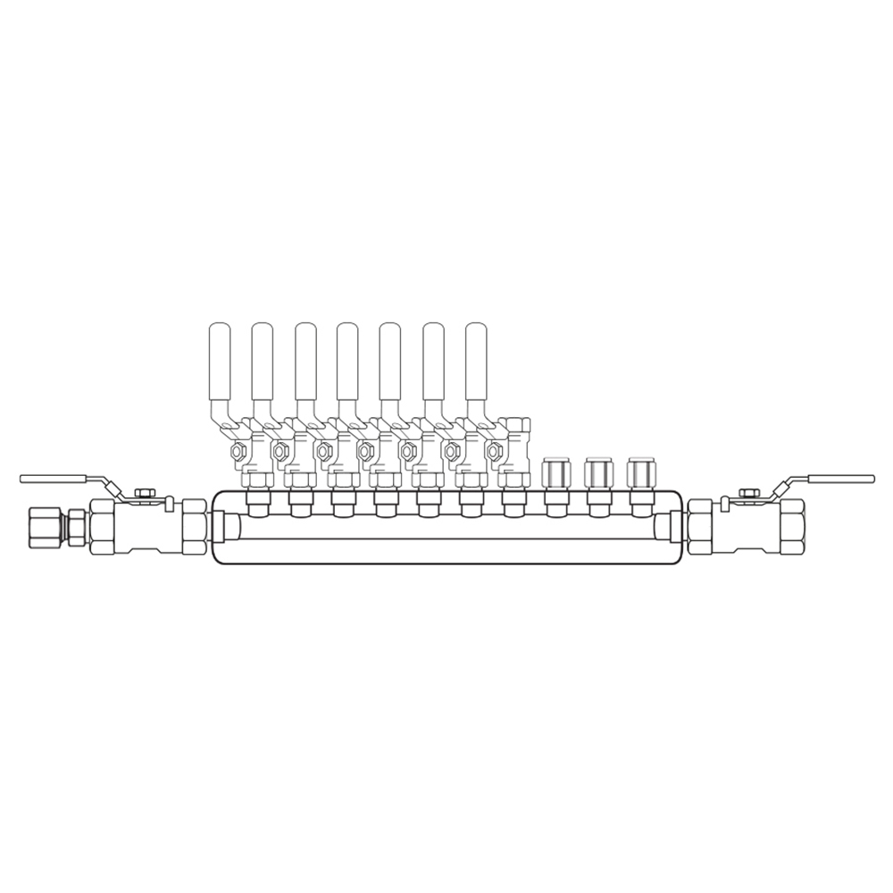 M3074042 Manifolds Stainless Steel Single Sided