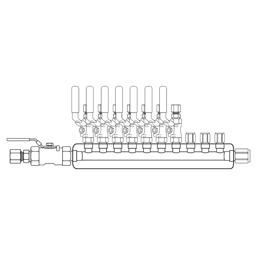 M3074231 Manifolds Stainless Steel Single Sided