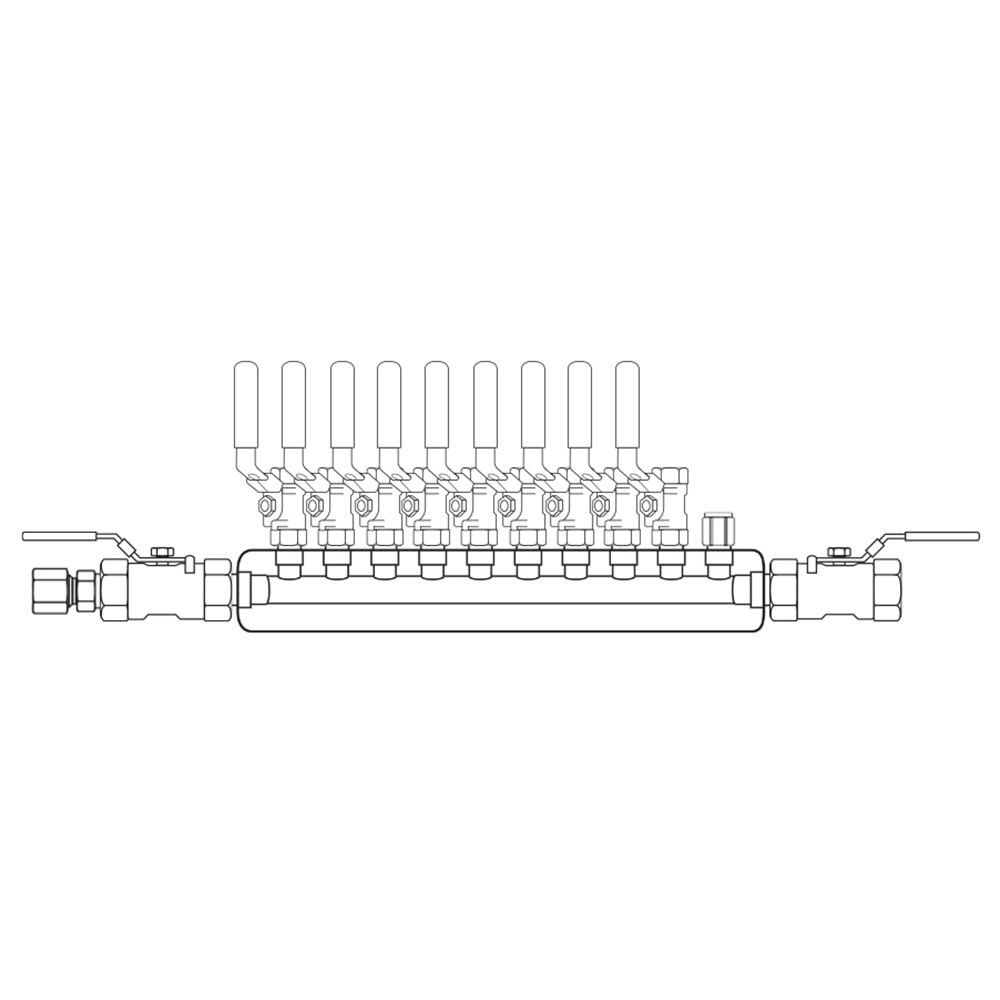 M3094042 Manifolds Stainless Steel Single Sided
