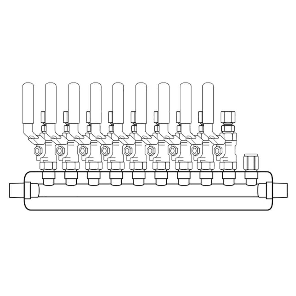 M3094100 Manifolds Stainless Steel Single Sided