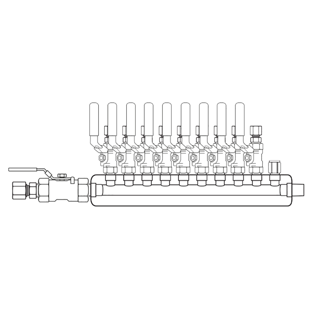 M3094130 Manifolds Stainless Steel Single Sided