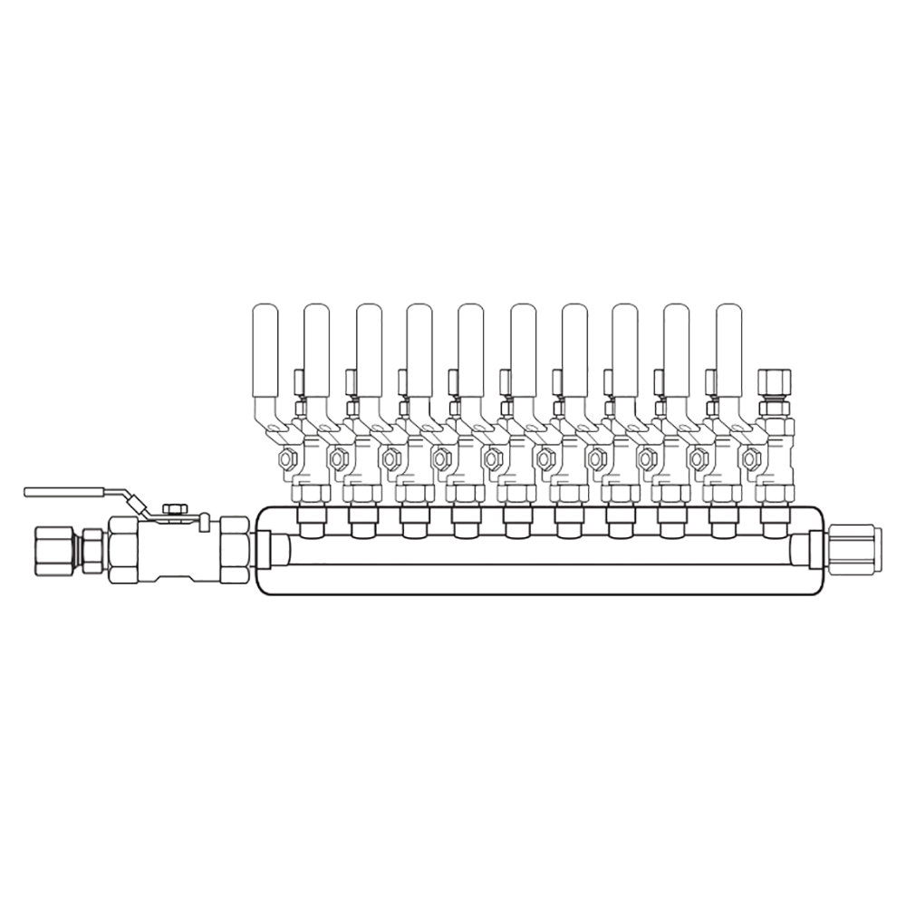 M3104131 Manifolds Stainless Steel Single Sided