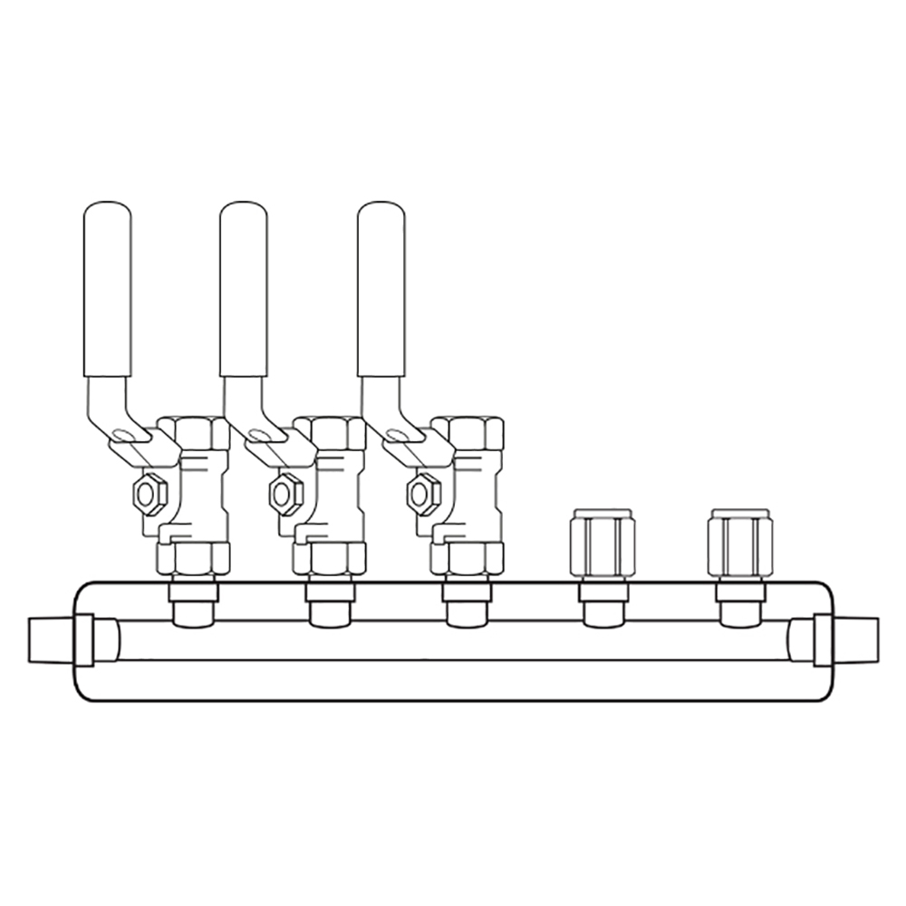 M4034000 Manifolds Stainless Steel Single Sided