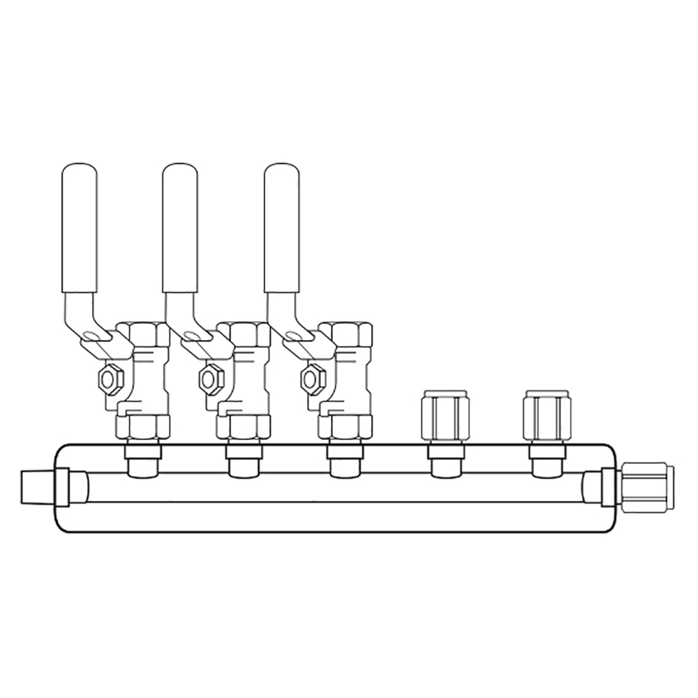 M4034001 Manifolds Stainless Steel Single Sided